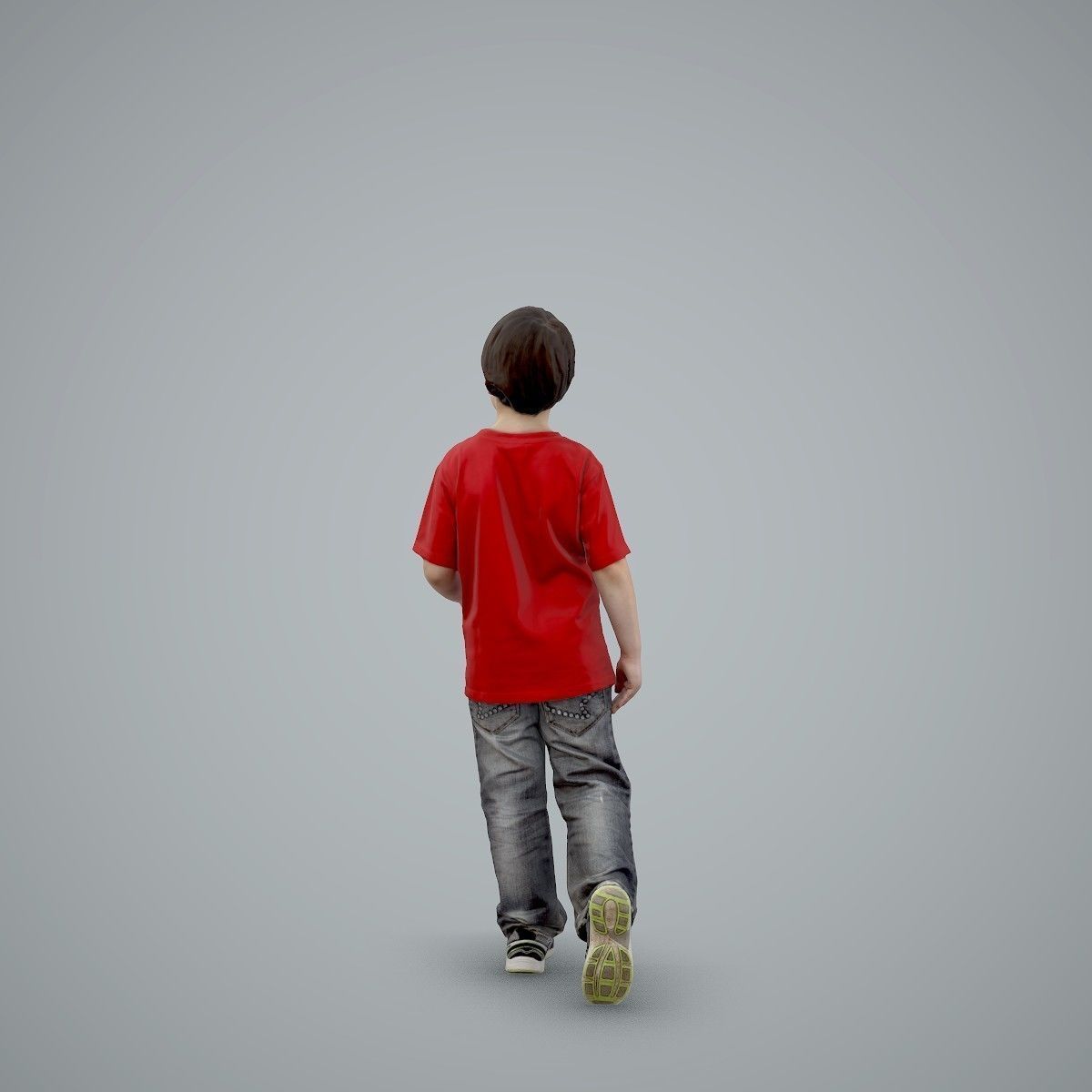 Casual Standing Boy Wearing Red T-Shirt CBoy0002-HD2-O03P01-S 3D model_56