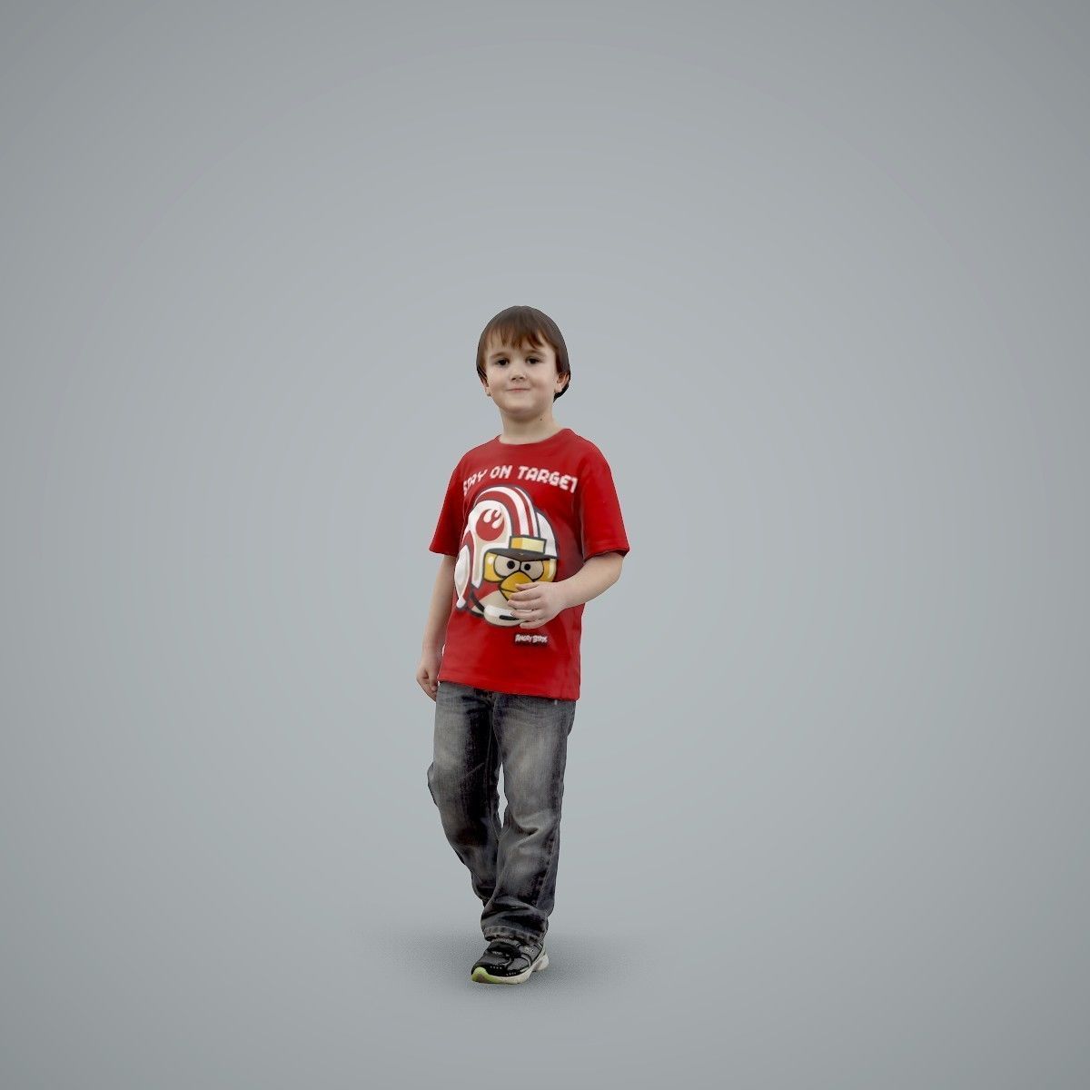 Casual Standing Boy Wearing Red T-Shirt CBoy0002-HD2-O03P01-S 3D model_25