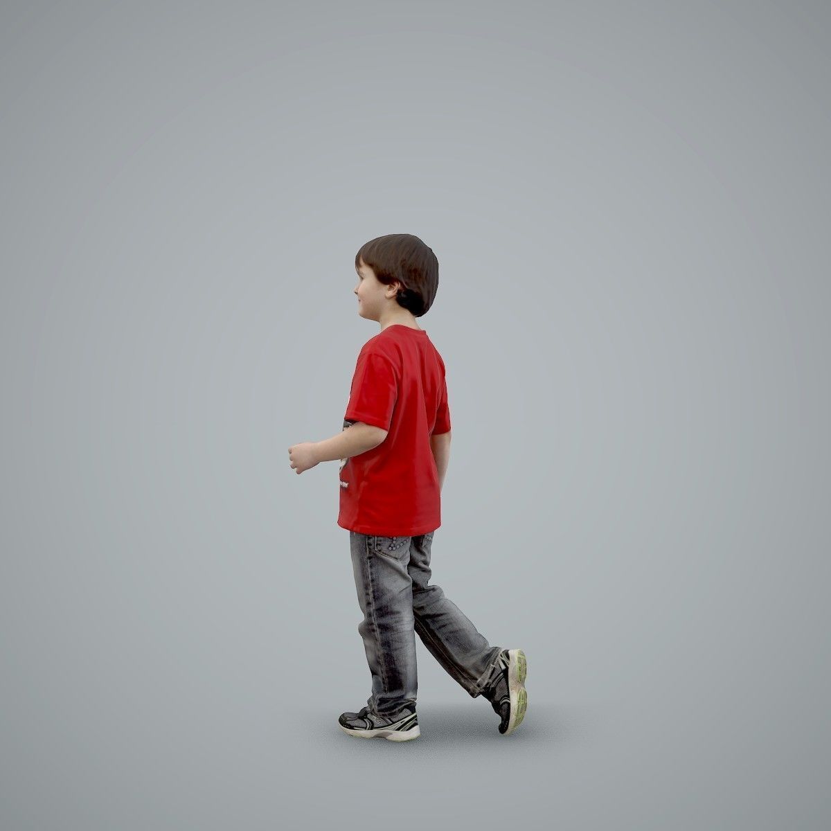 Casual Standing Boy Wearing Red T-Shirt CBoy0002-HD2-O03P01-S 3D model_57