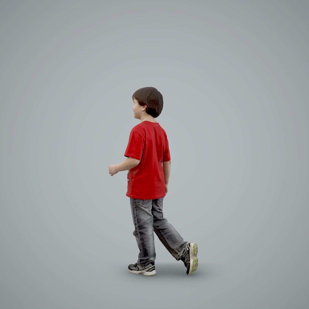 Casual Standing Boy Wearing Red T-Shirt CBoy0002-HD2-O03P01-S 3D model_42