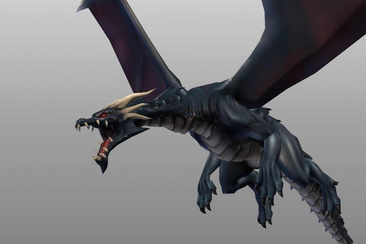 Dragon Pack Low-poly 3D model_11