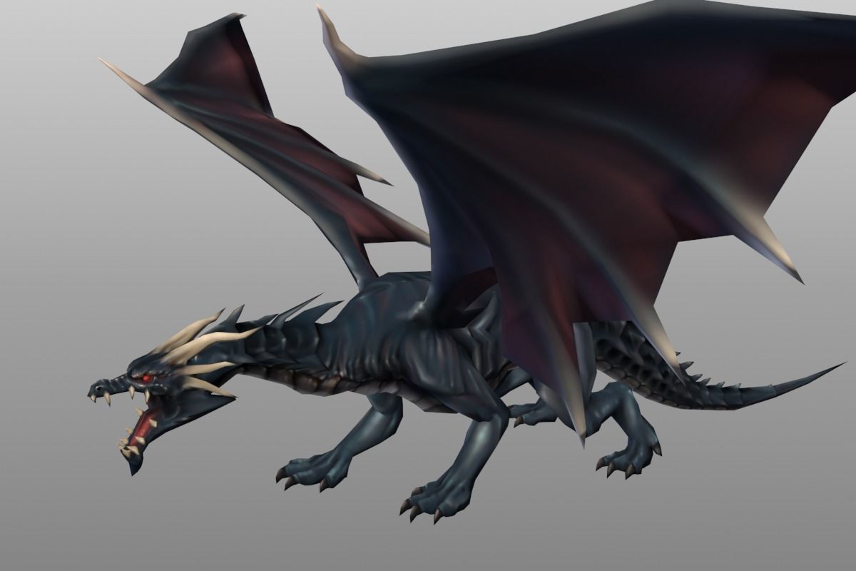 Dragon Pack Low-poly 3D model_7