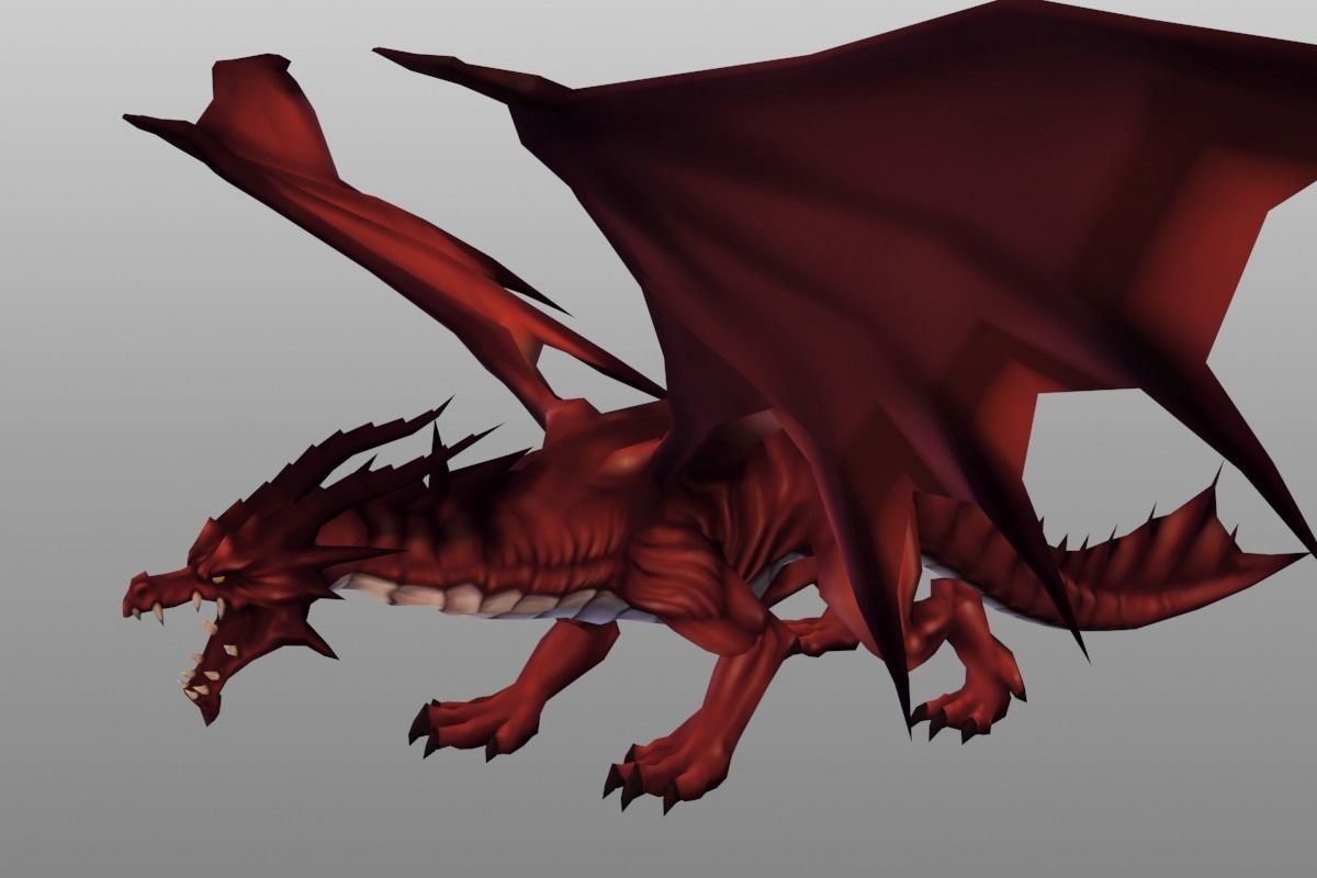 Dragon Pack Low-poly 3D model_6