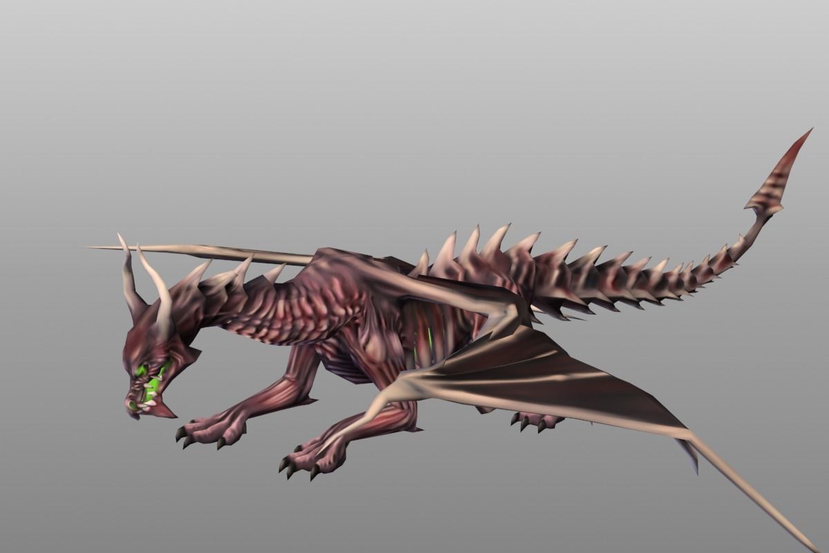 Dragon Pack Low-poly 3D model_8