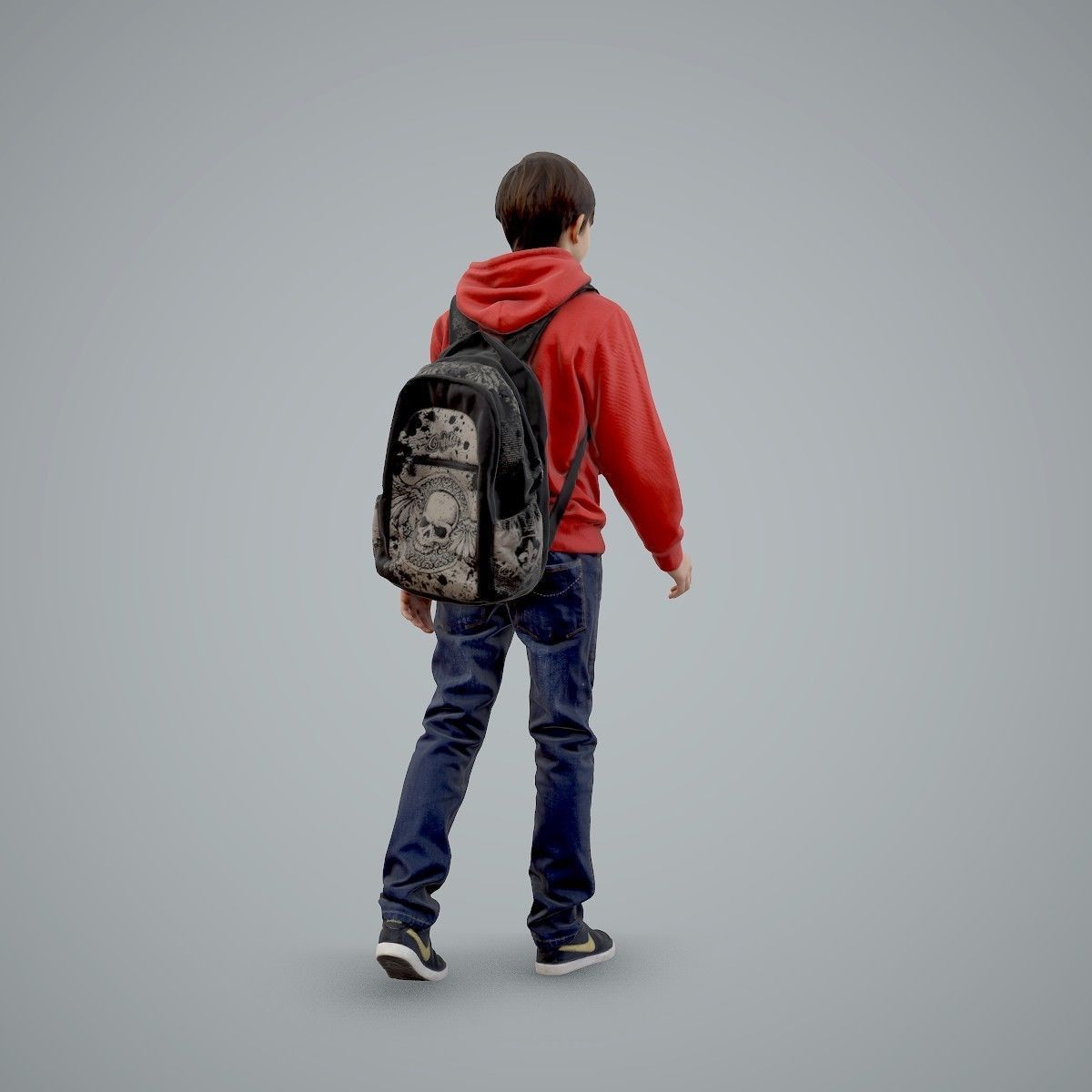 standing Casual Boy with Red Sweatshirt CBoy0004-HD2-O02P01-S 3D model_62