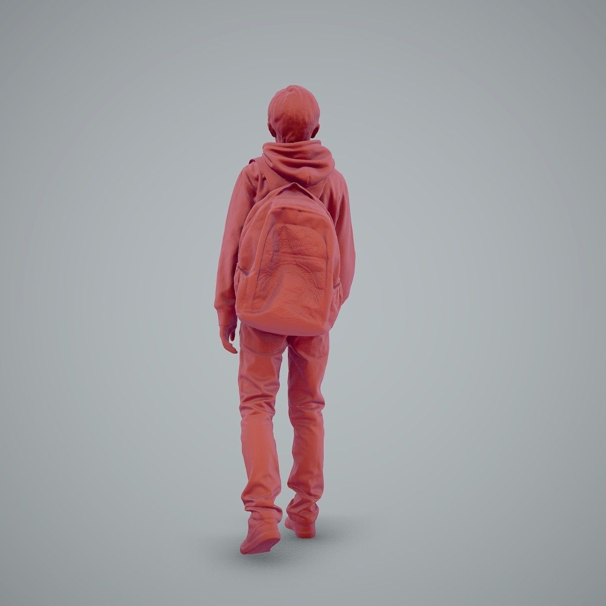 standing Casual Boy with Red Sweatshirt CBoy0004-HD2-O02P01-S 3D model_15