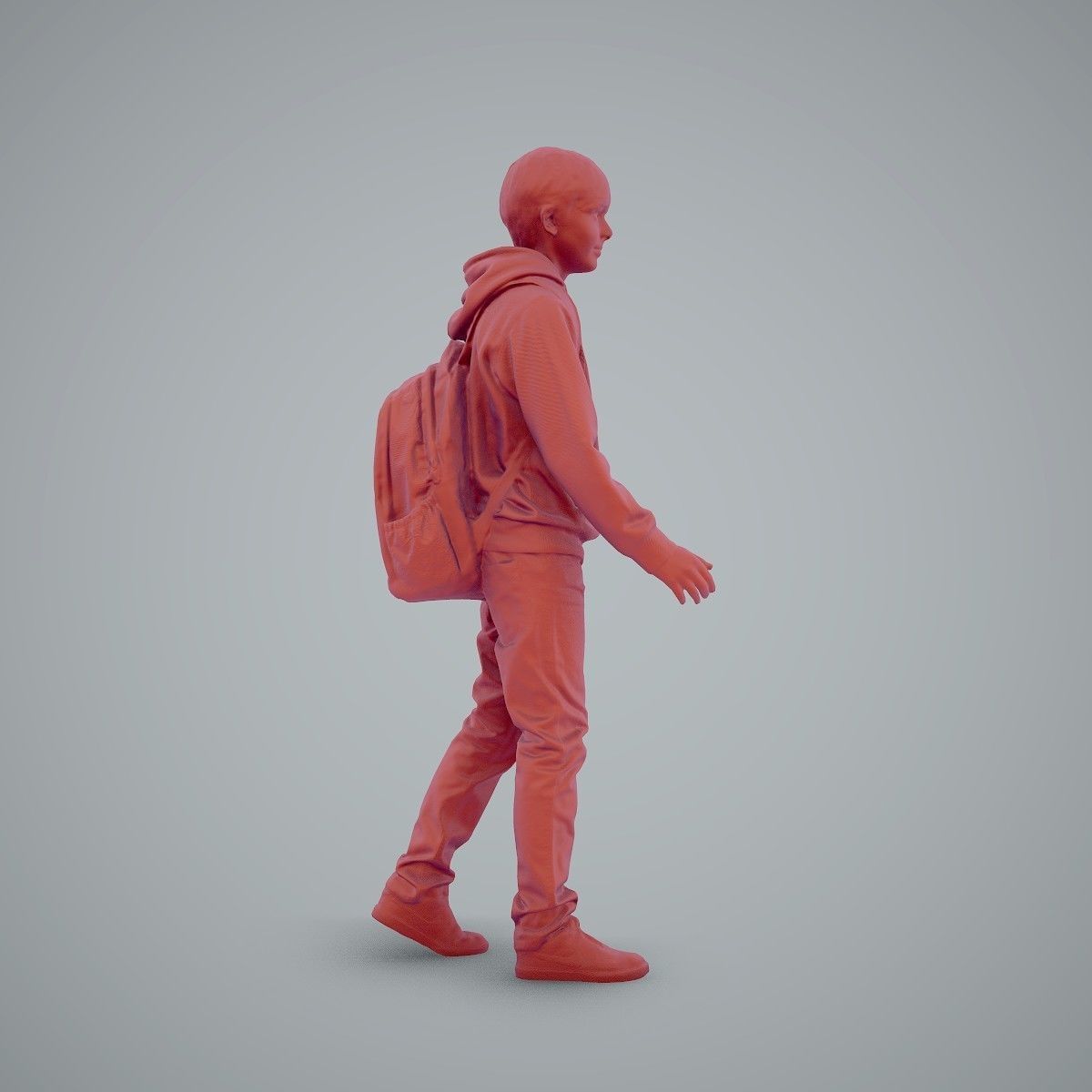 standing Casual Boy with Red Sweatshirt CBoy0004-HD2-O02P01-S 3D model_70