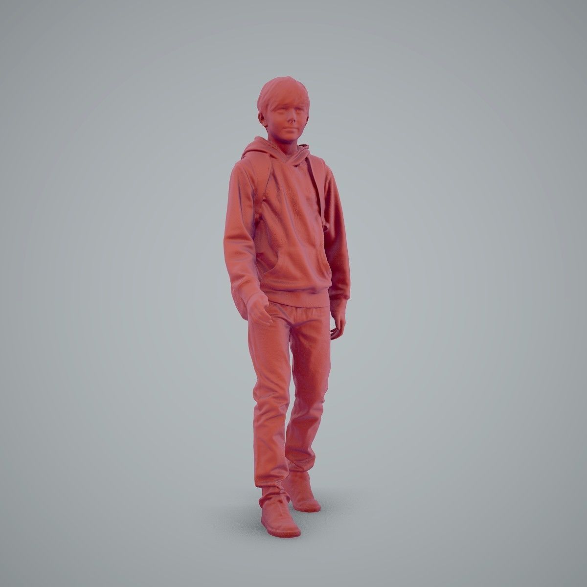 standing Casual Boy with Red Sweatshirt CBoy0004-HD2-O02P01-S 3D model_51