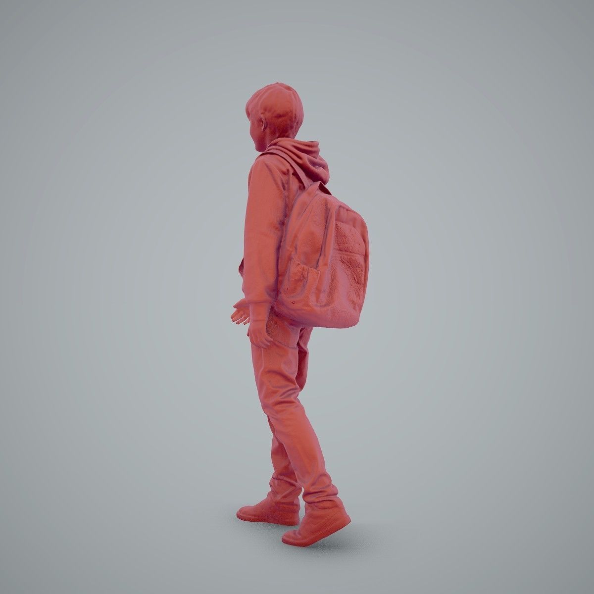 standing Casual Boy with Red Sweatshirt CBoy0004-HD2-O02P01-S 3D model_32