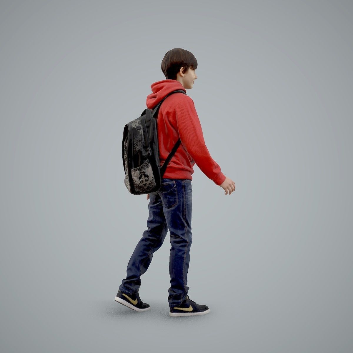 standing Casual Boy with Red Sweatshirt CBoy0004-HD2-O02P01-S 3D model_30