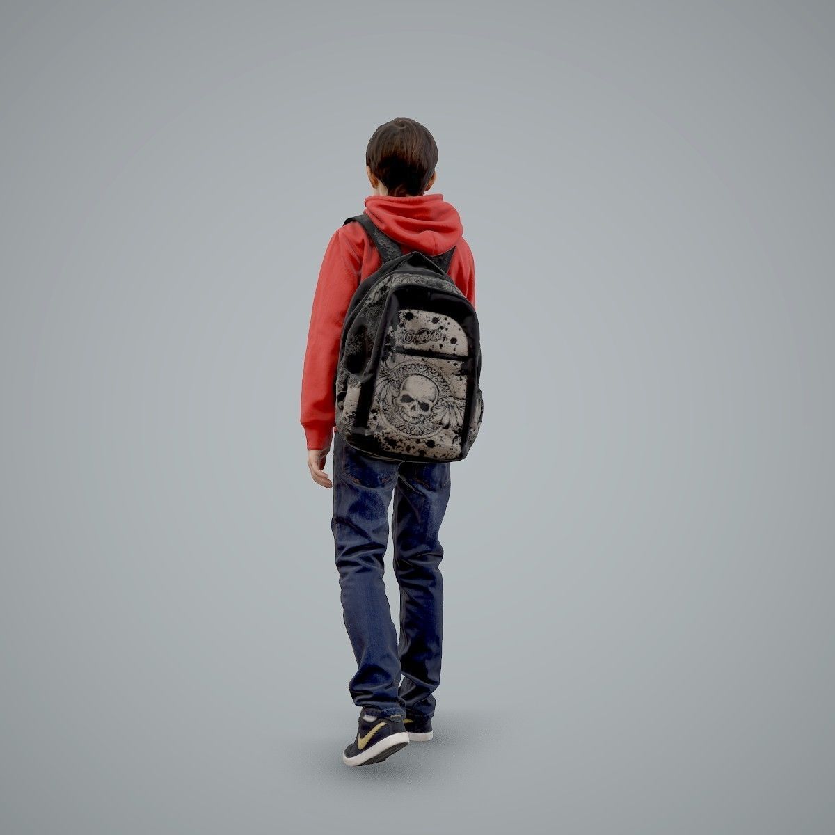 standing Casual Boy with Red Sweatshirt CBoy0004-HD2-O02P01-S 3D model_68