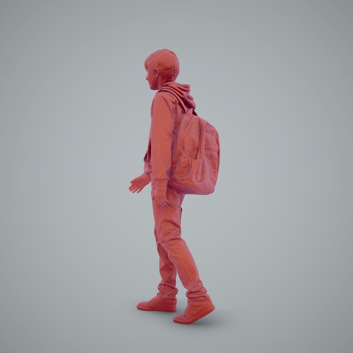standing Casual Boy with Red Sweatshirt CBoy0004-HD2-O02P01-S 3D model_13