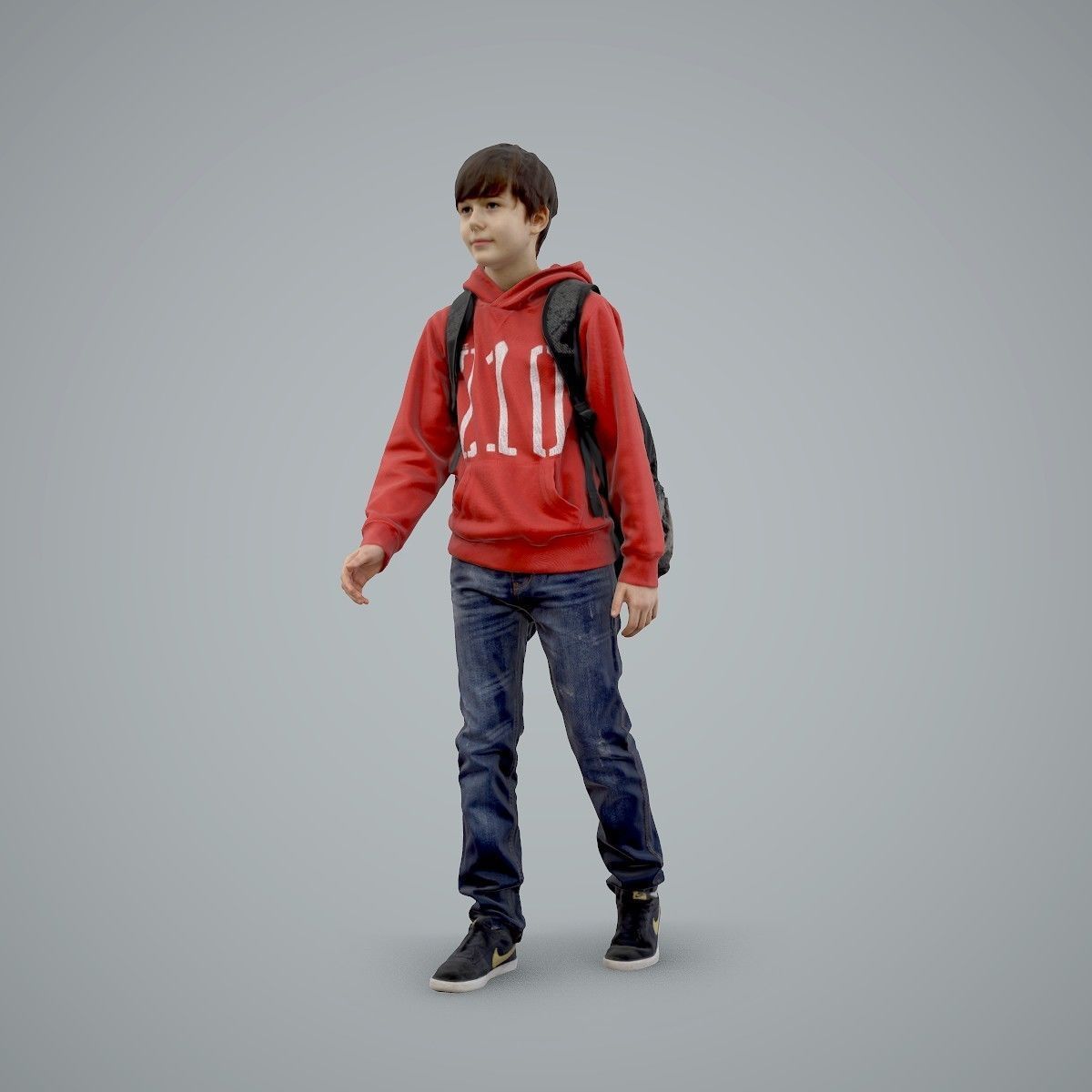 standing Casual Boy with Red Sweatshirt CBoy0004-HD2-O02P01-S 3D model_65