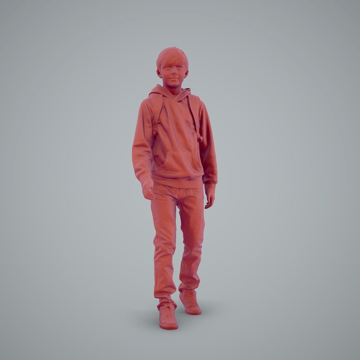 standing Casual Boy with Red Sweatshirt CBoy0004-HD2-O02P01-S 3D model_18