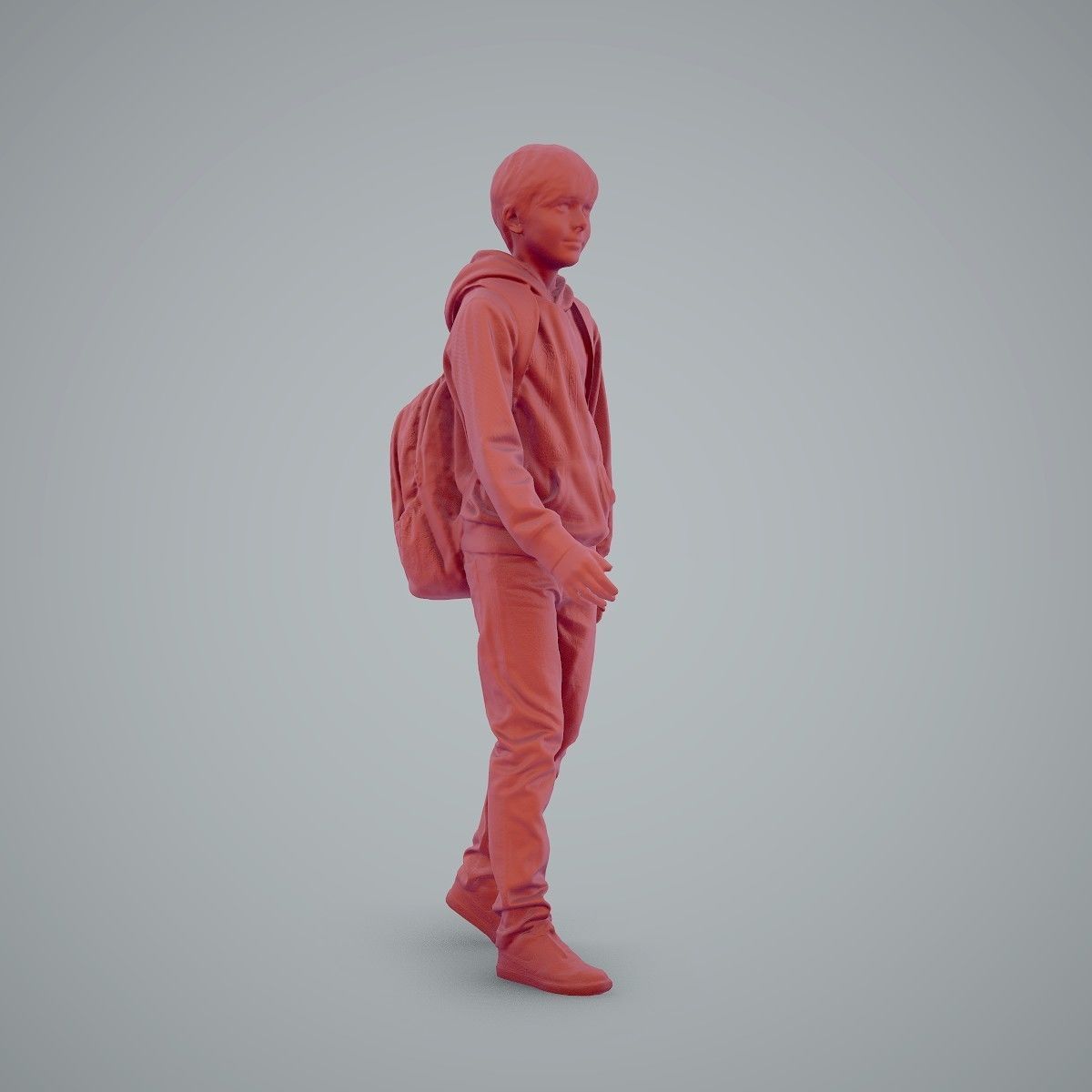 standing Casual Boy with Red Sweatshirt CBoy0004-HD2-O02P01-S 3D model_40