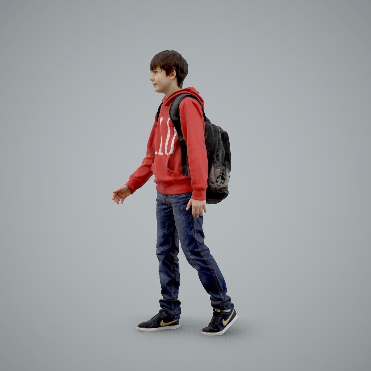 standing Casual Boy with Red Sweatshirt CBoy0004-HD2-O02P01-S 3D model_41