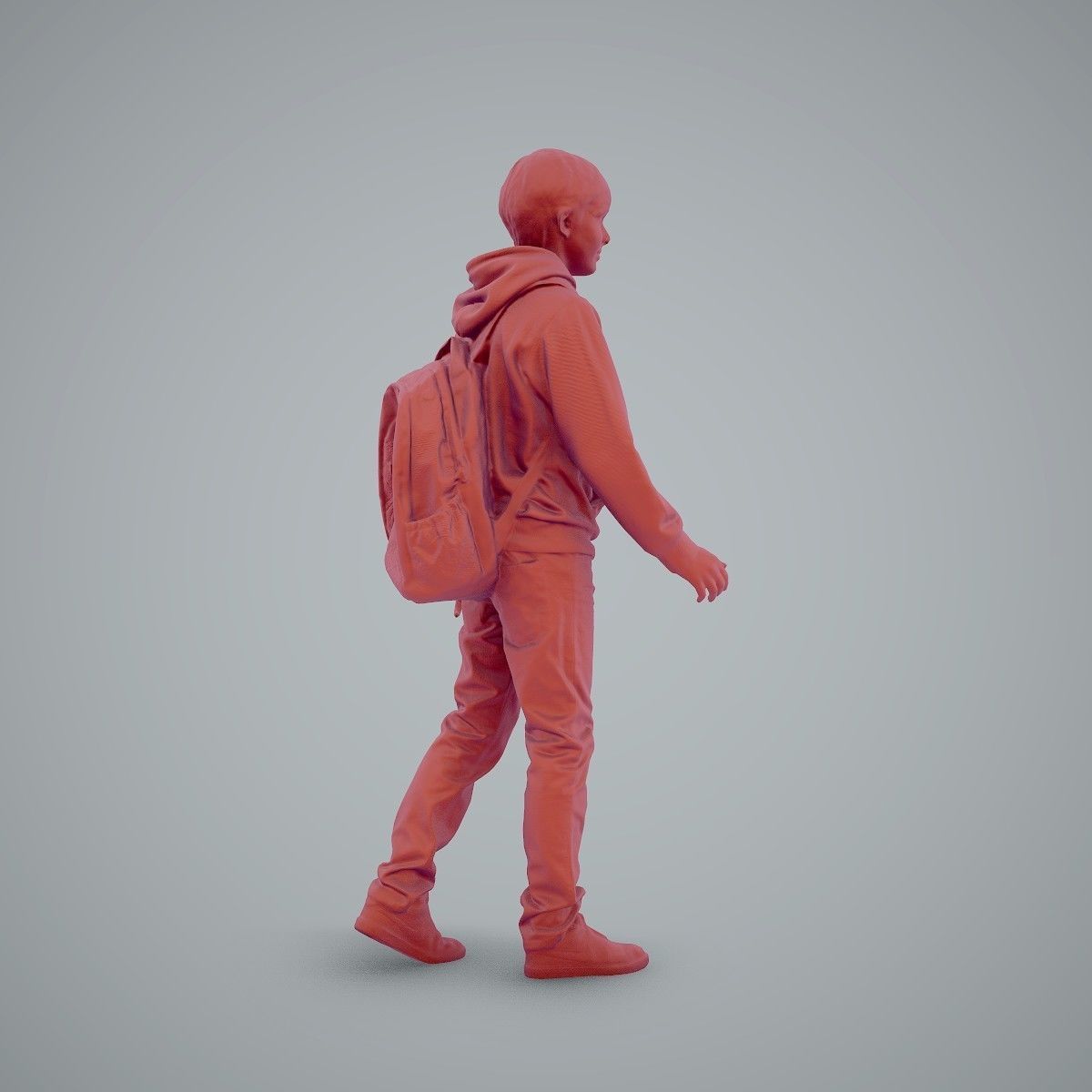 standing Casual Boy with Red Sweatshirt CBoy0004-HD2-O02P01-S 3D model_22