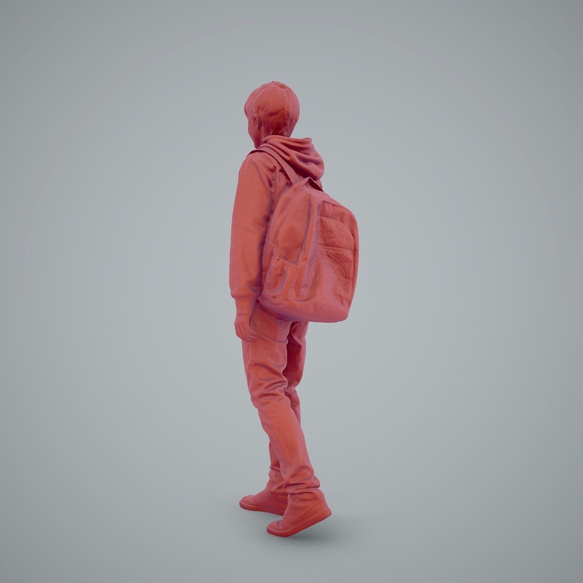 standing Casual Boy with Red Sweatshirt CBoy0004-HD2-O02P01-S 3D model_57