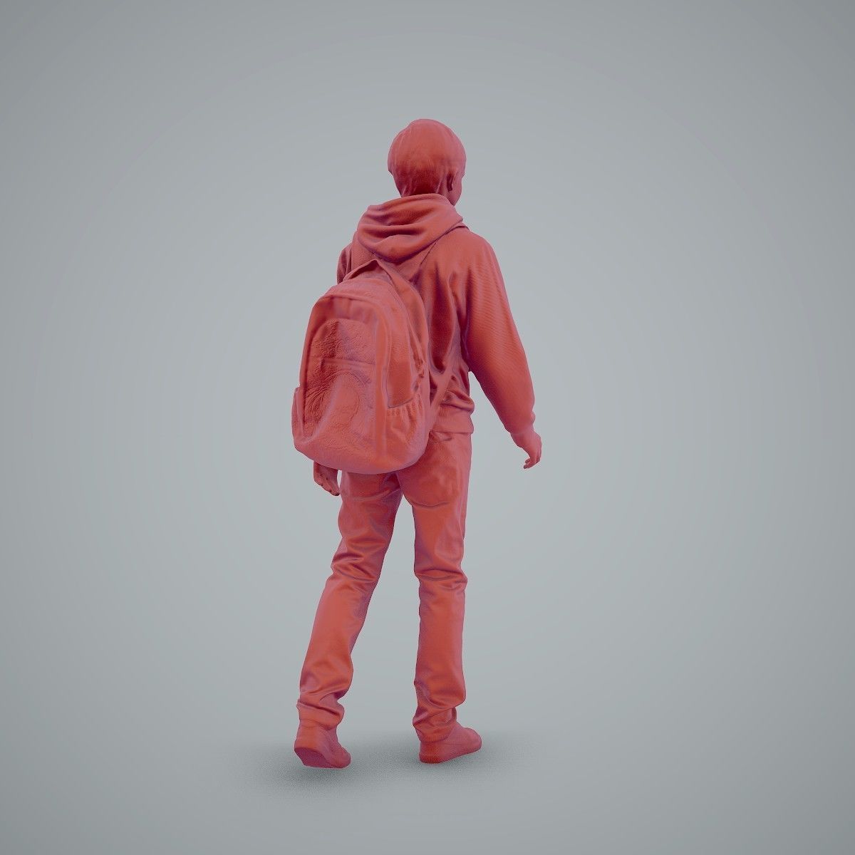 standing Casual Boy with Red Sweatshirt CBoy0004-HD2-O02P01-S 3D model_67