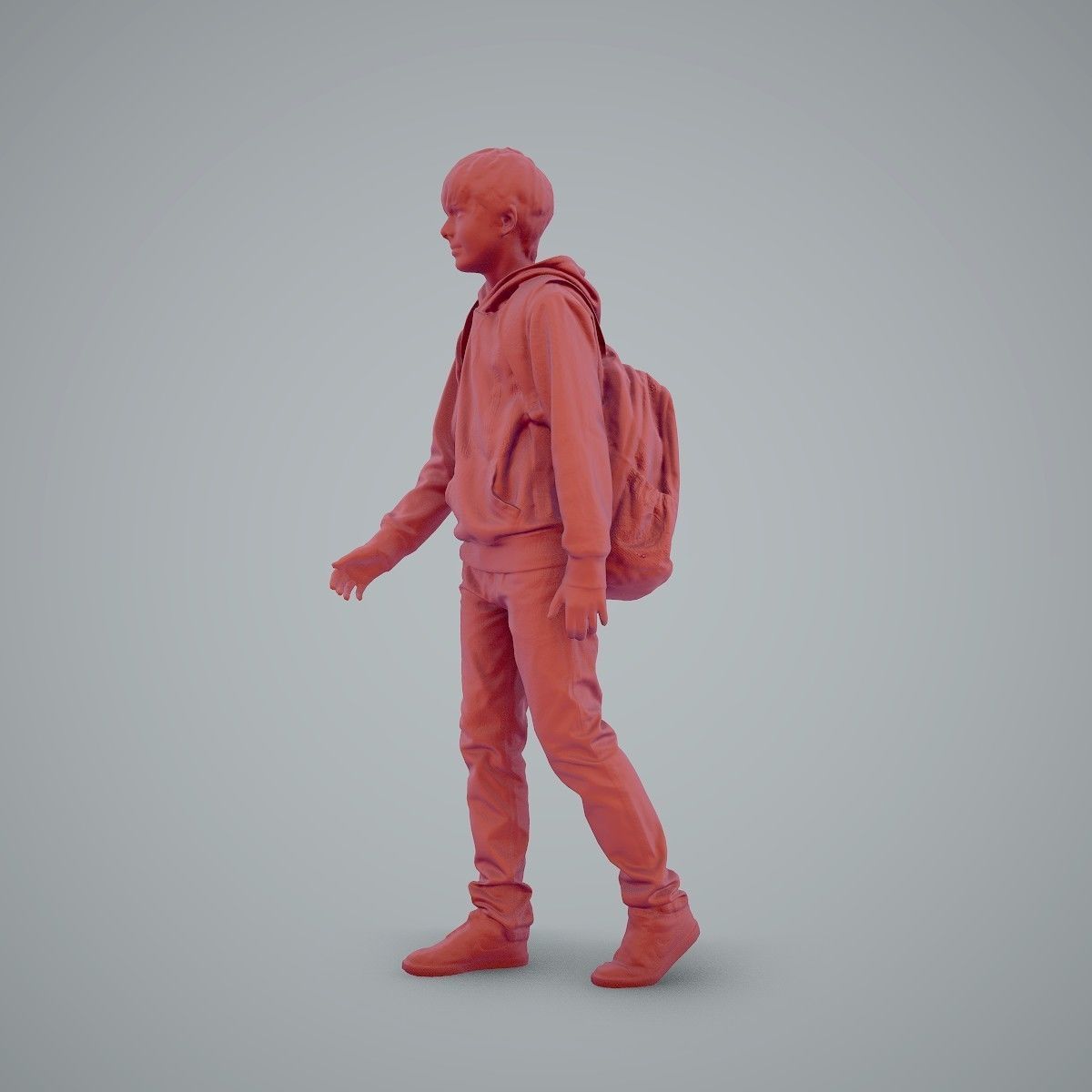 standing Casual Boy with Red Sweatshirt CBoy0004-HD2-O02P01-S 3D model_47