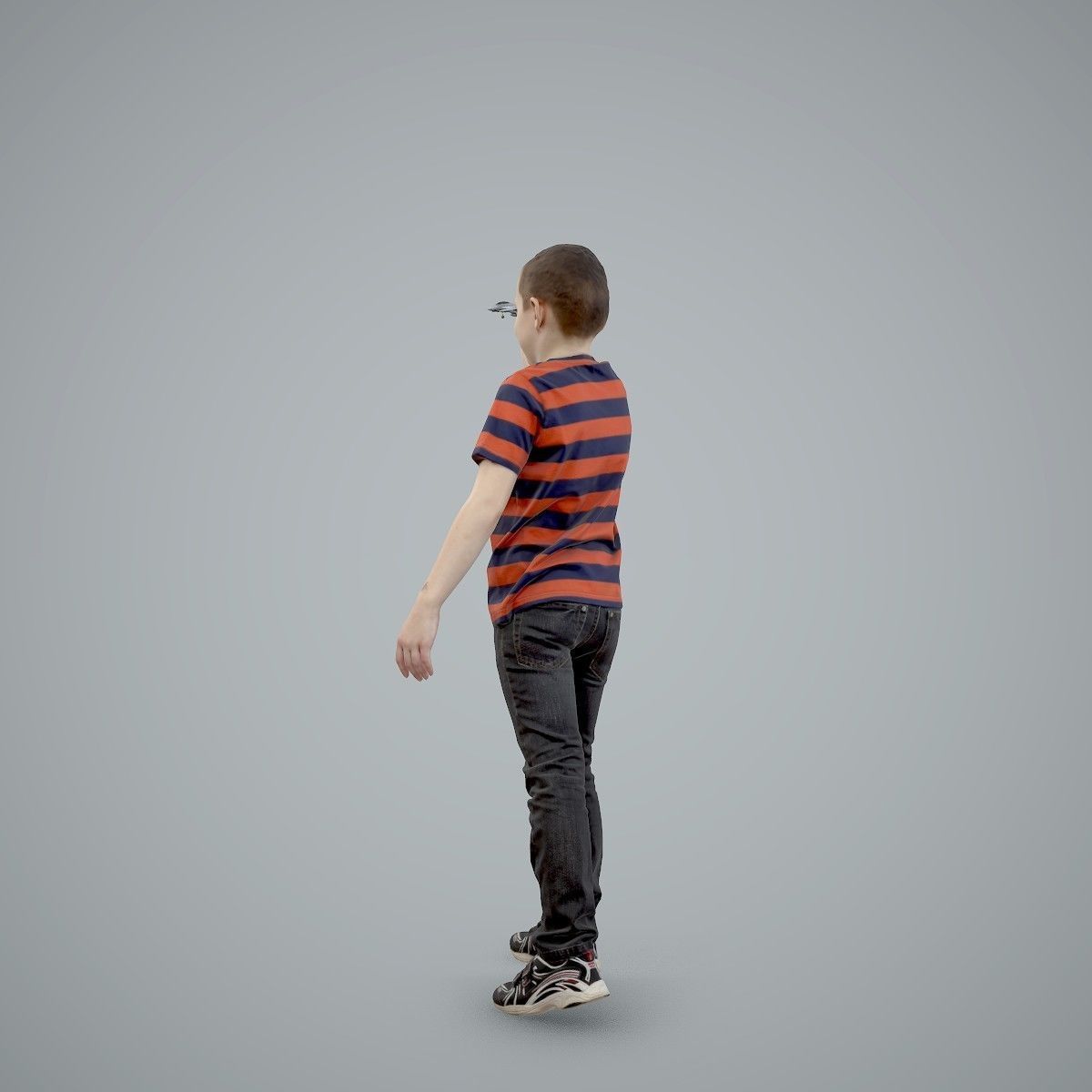 Boy Playing with an Airplane CBoy0005-HD2-O02P01-S 3D model_60