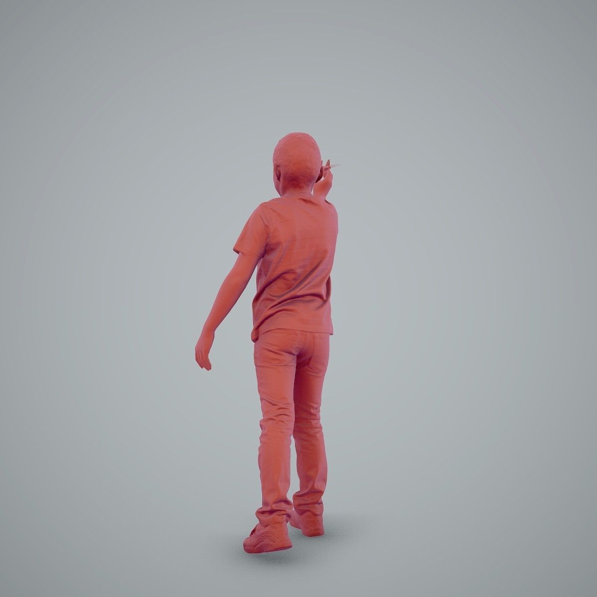 Boy Playing with an Airplane CBoy0005-HD2-O02P01-S 3D model_32