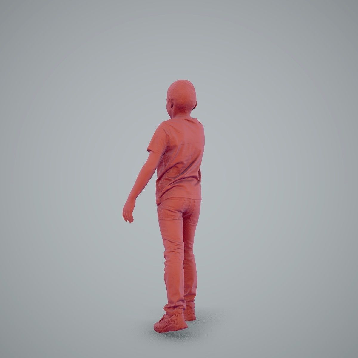 Boy Playing with an Airplane CBoy0005-HD2-O02P01-S 3D model_25