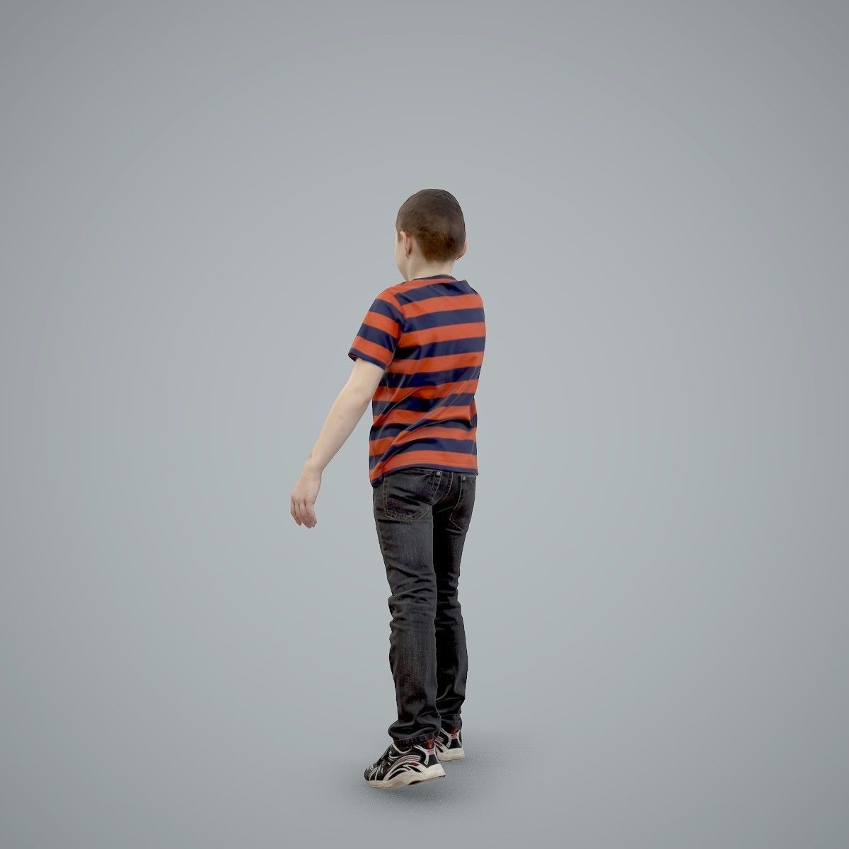 Boy Playing with an Airplane CBoy0005-HD2-O02P01-S 3D model_22