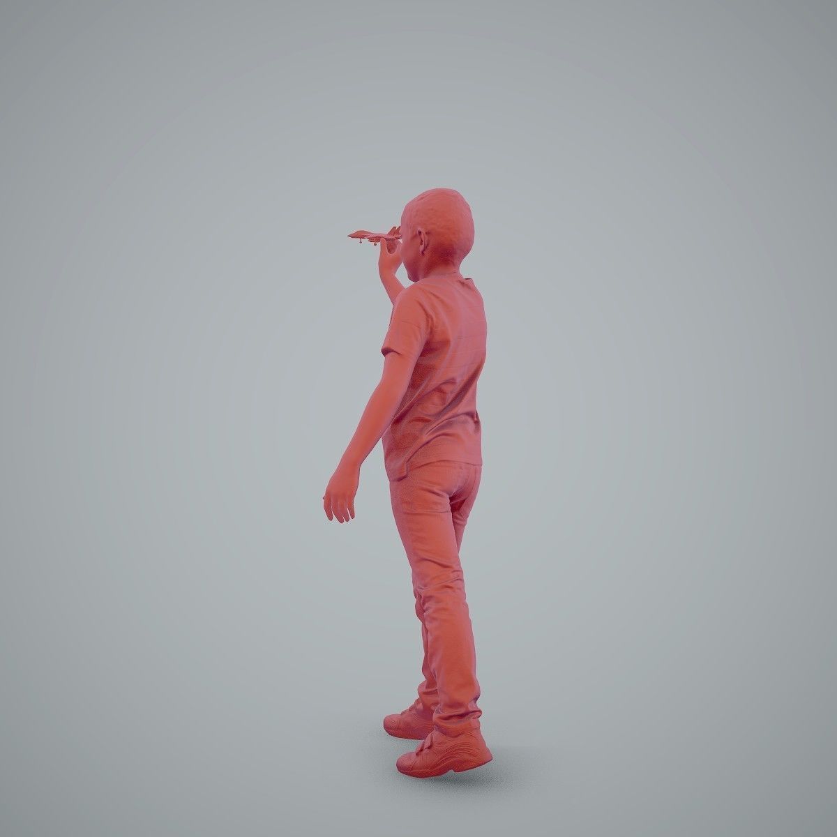 Boy Playing with an Airplane CBoy0005-HD2-O02P01-S 3D model_35