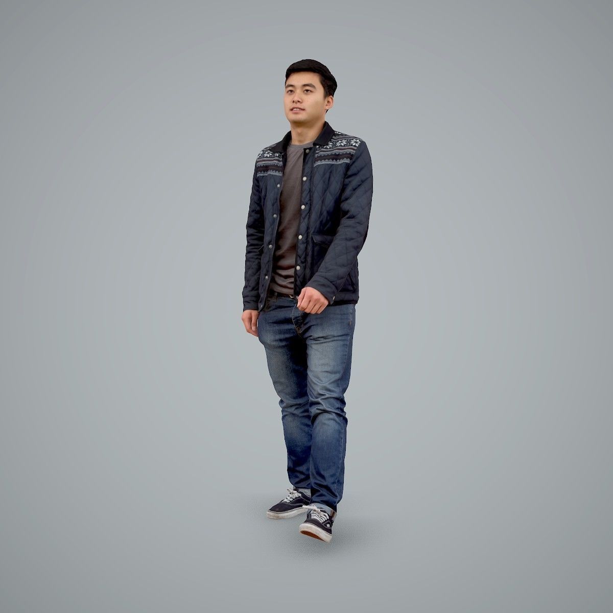 Casual Man Wearing Bomber Jacket and Jeans CMan0104-HD2-O02P01-S 3D model_38