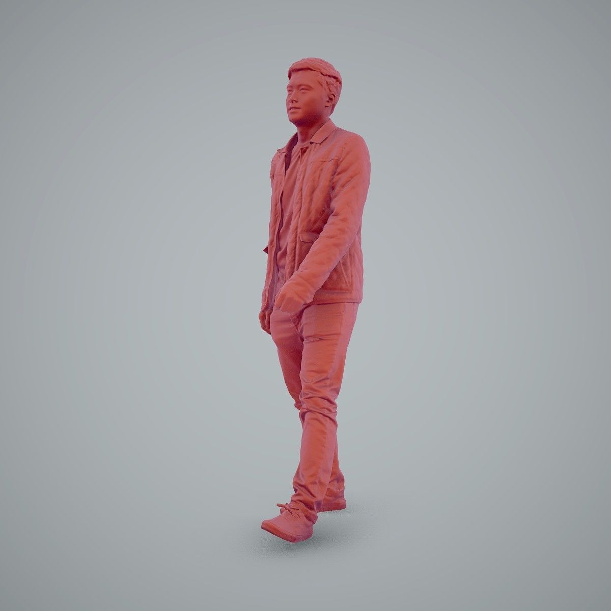 Casual Man Wearing Bomber Jacket and Jeans CMan0104-HD2-O02P01-S 3D model_73