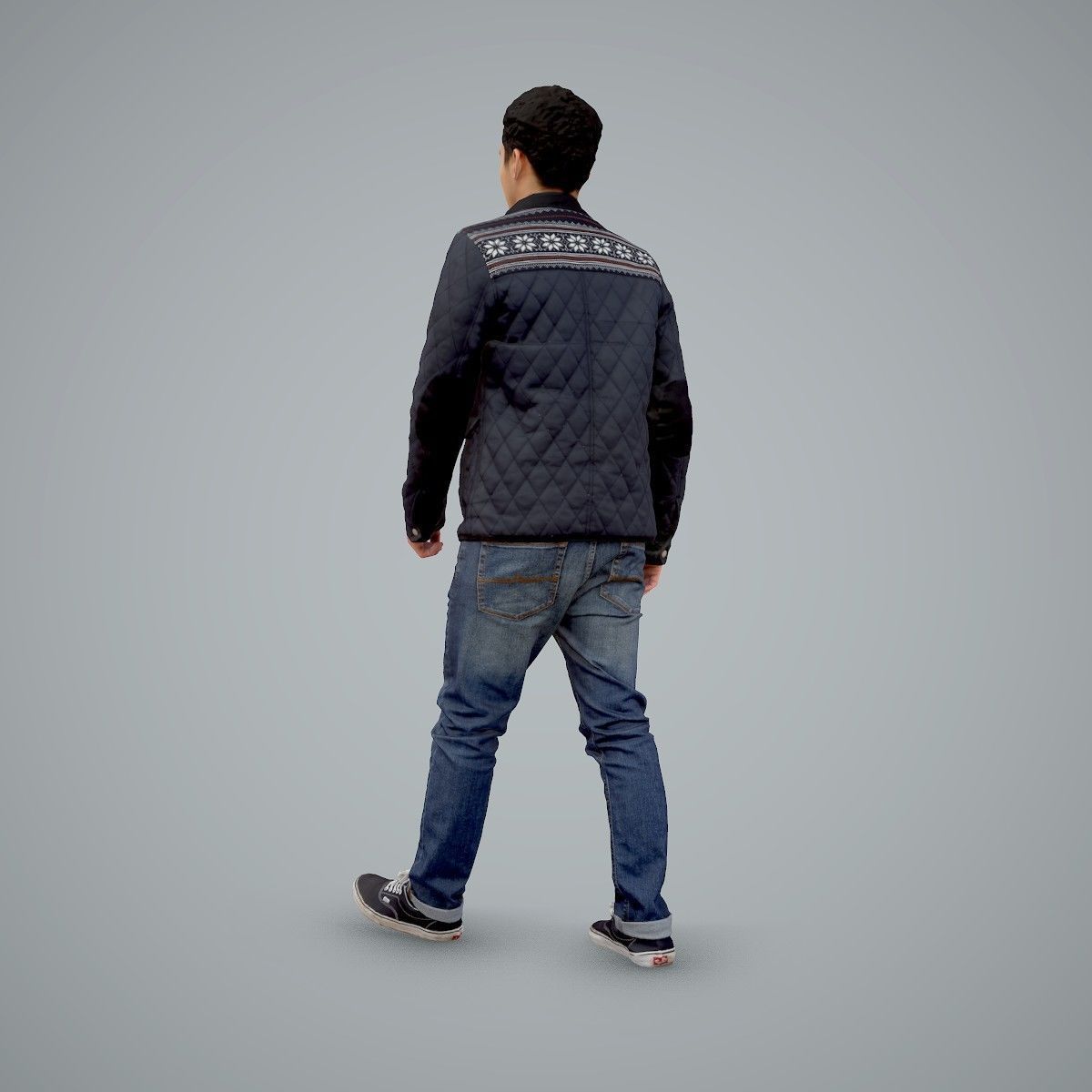 Casual Man Wearing Bomber Jacket and Jeans CMan0104-HD2-O02P01-S 3D model_27