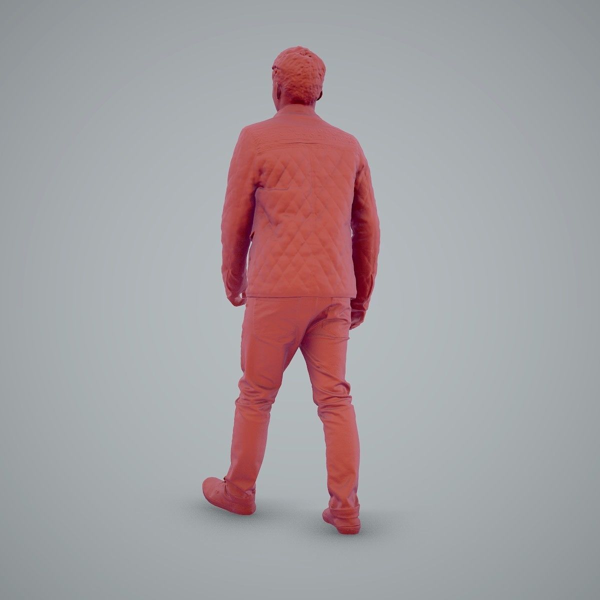 Casual Man Wearing Bomber Jacket and Jeans CMan0104-HD2-O02P01-S 3D model_14