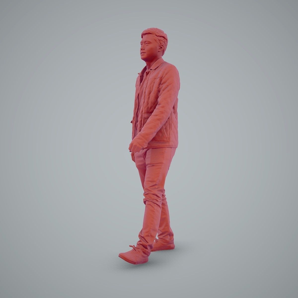 Casual Man Wearing Bomber Jacket and Jeans CMan0104-HD2-O02P01-S 3D model_47