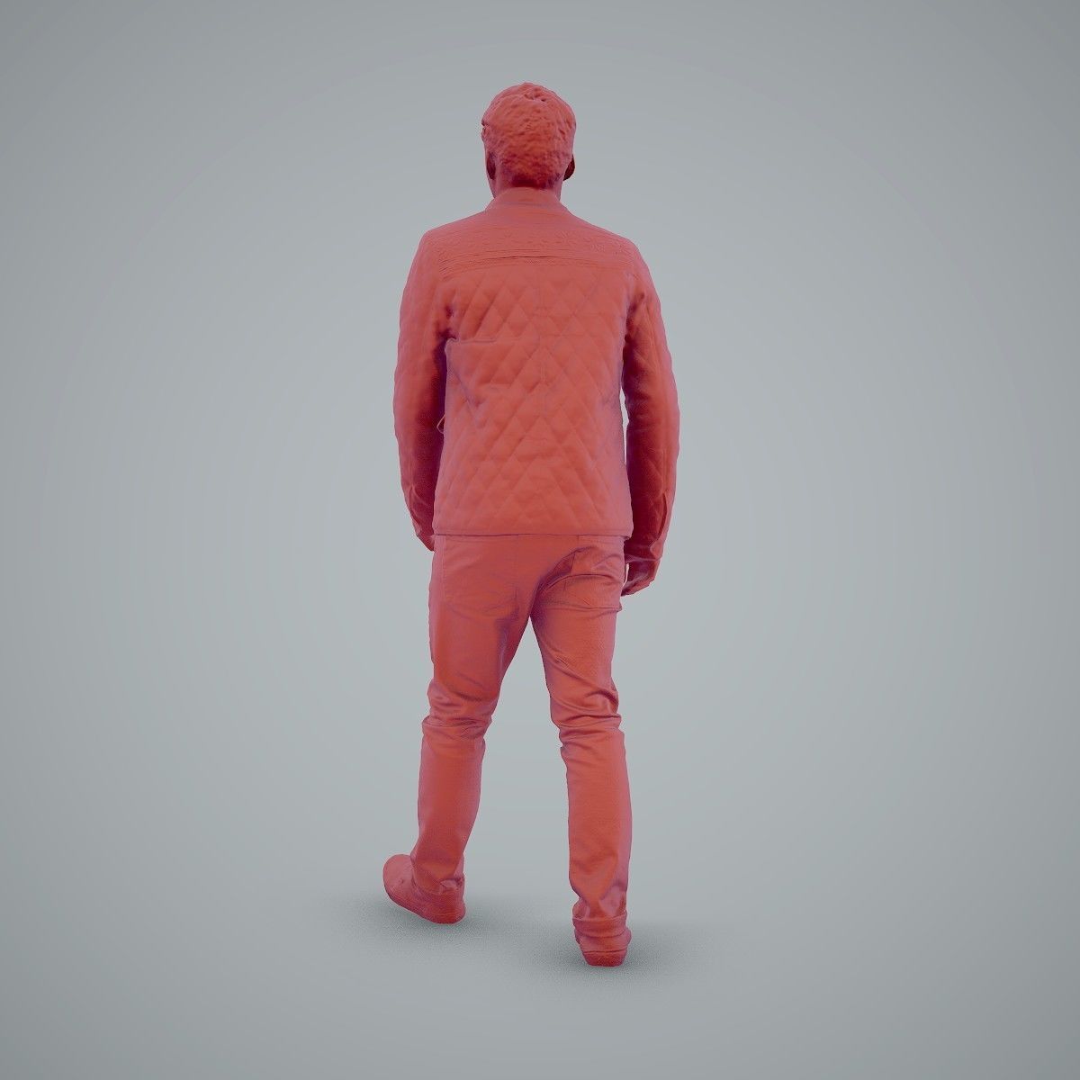 Casual Man Wearing Bomber Jacket and Jeans CMan0104-HD2-O02P01-S 3D model_32