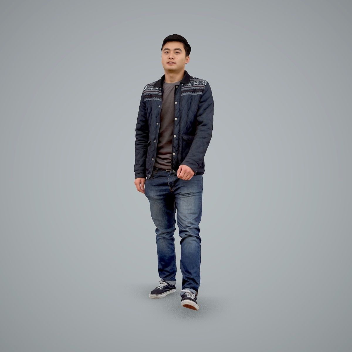 Casual Man Wearing Bomber Jacket and Jeans CMan0104-HD2-O02P01-S 3D model_60