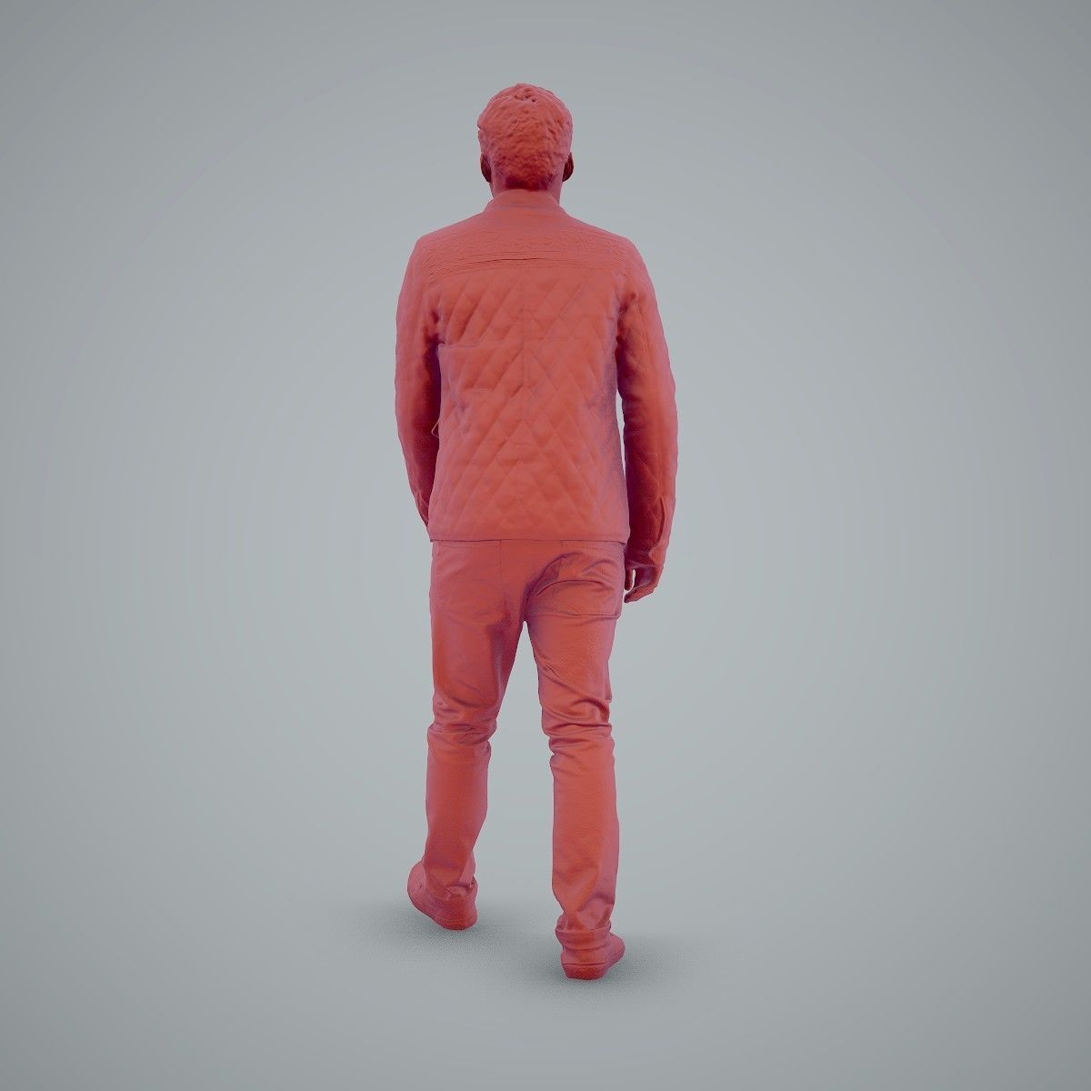 Casual Man Wearing Bomber Jacket and Jeans CMan0104-HD2-O02P01-S 3D model_63