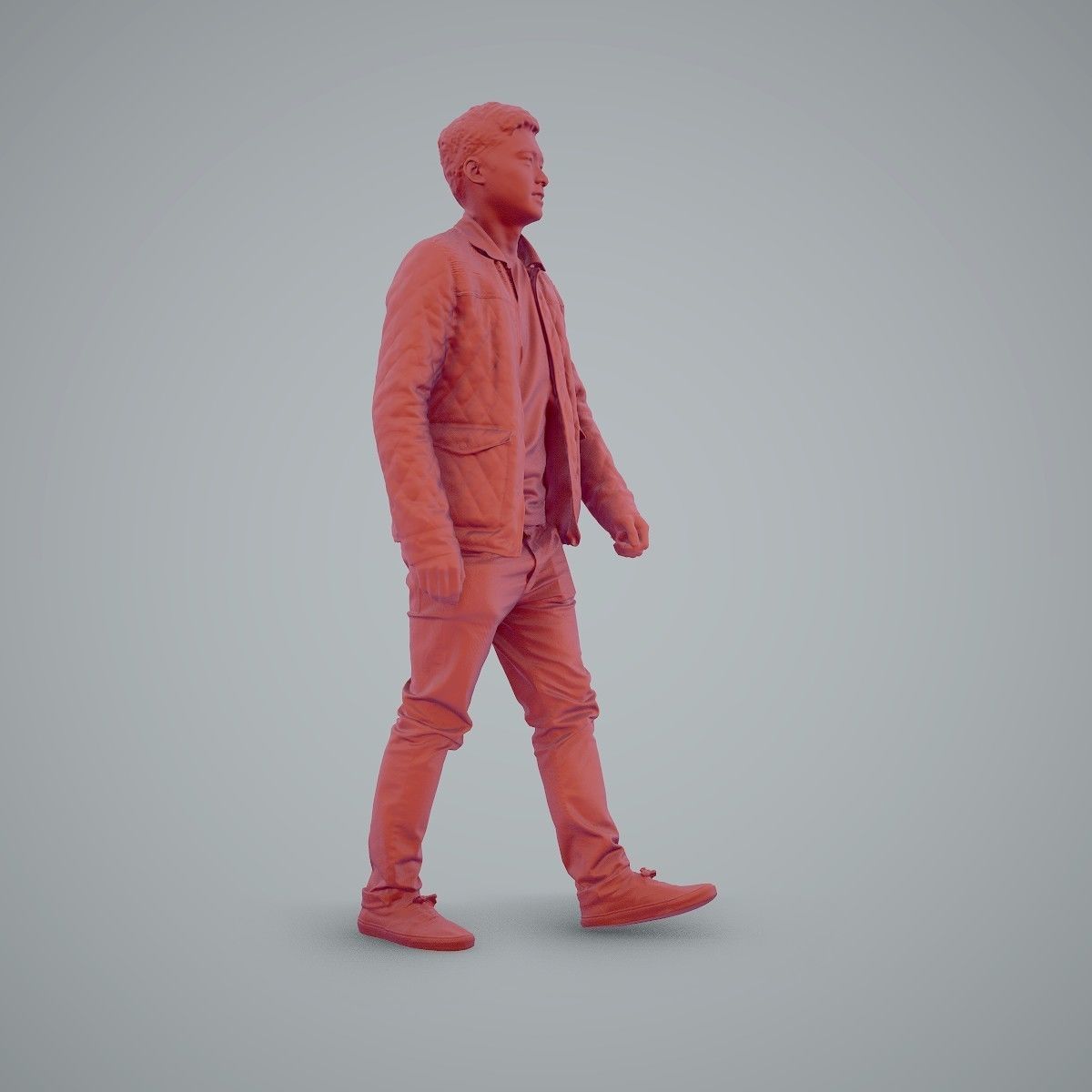 Casual Man Wearing Bomber Jacket and Jeans CMan0104-HD2-O02P01-S 3D model_41