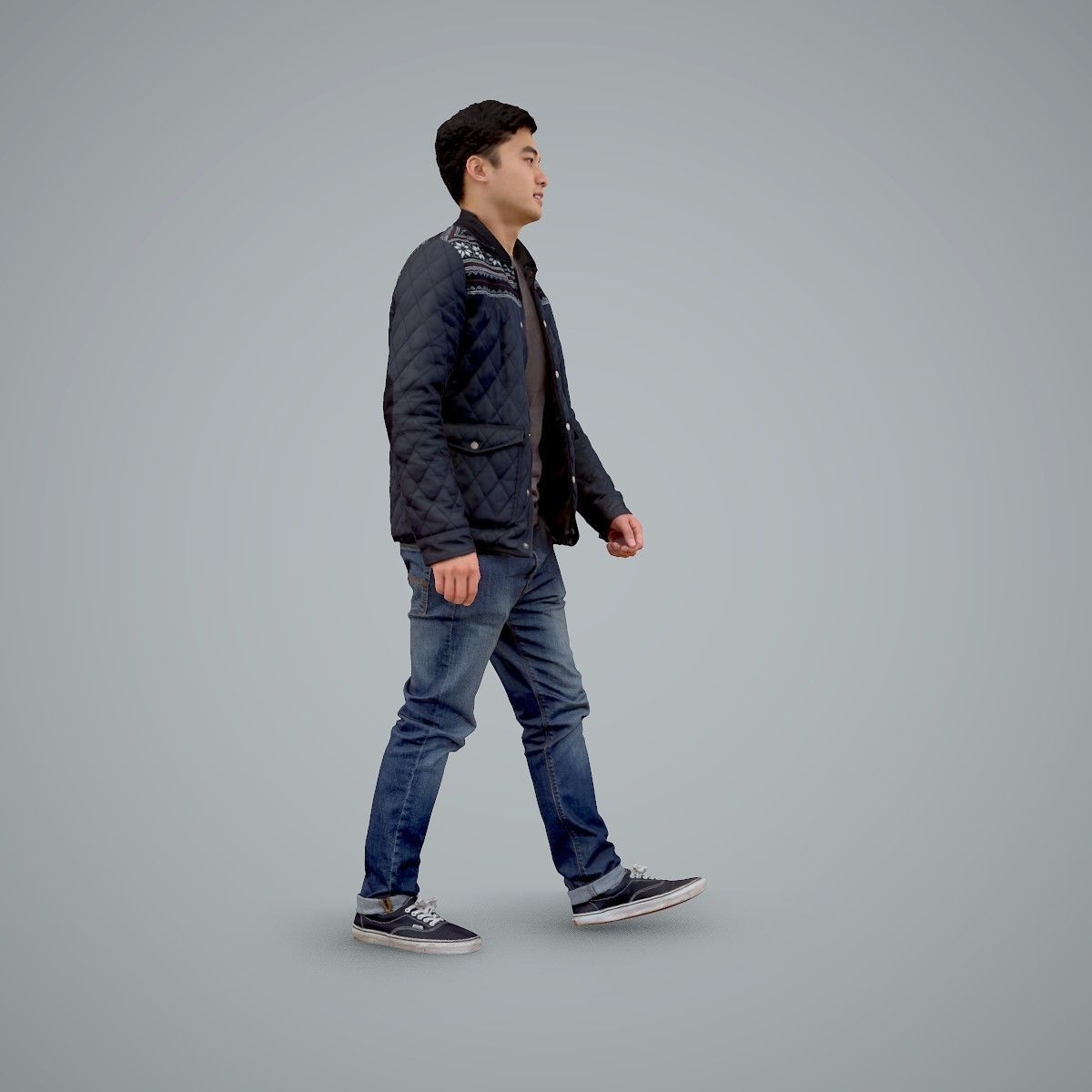 Casual Man Wearing Bomber Jacket and Jeans CMan0104-HD2-O02P01-S 3D model_36