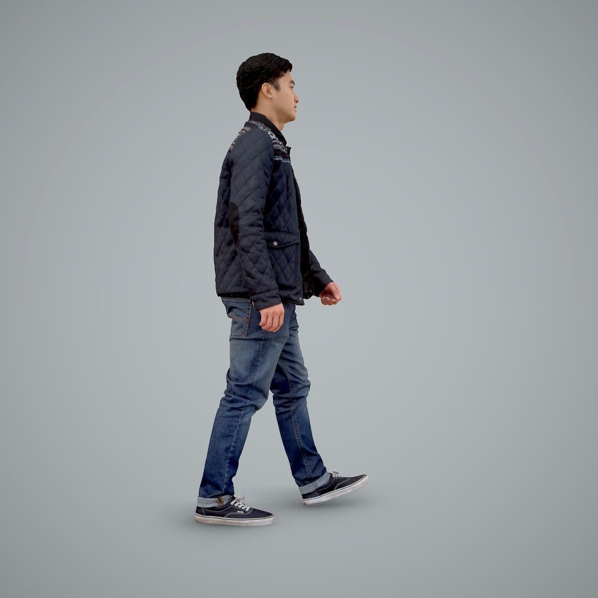 Casual Man Wearing Bomber Jacket and Jeans CMan0104-HD2-O02P01-S 3D model_42