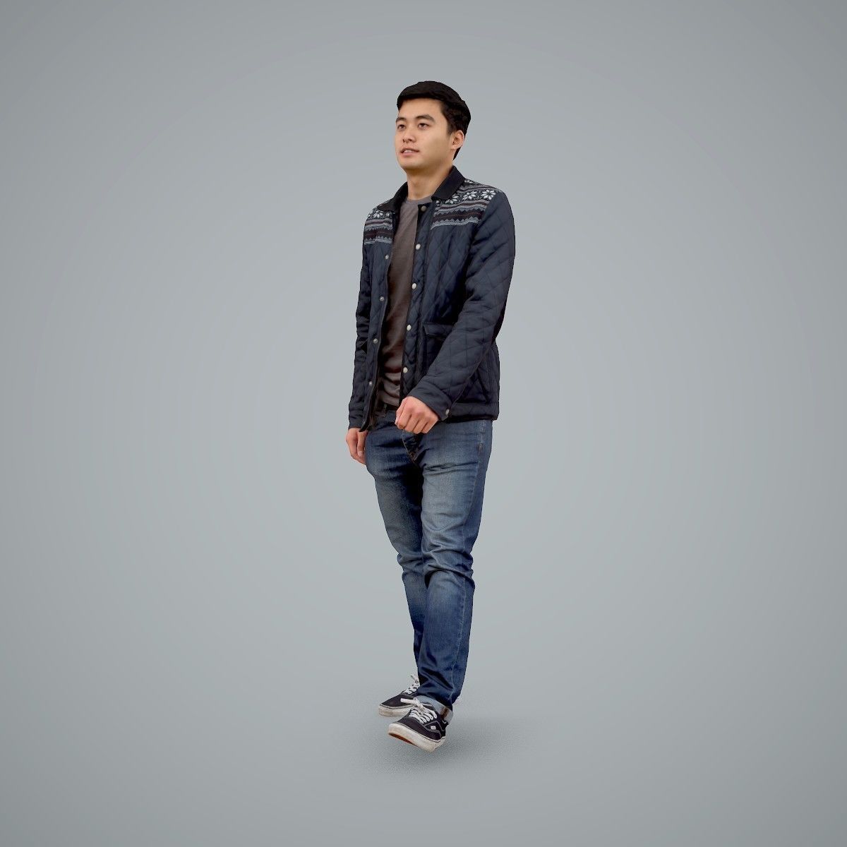 Casual Man Wearing Bomber Jacket and Jeans CMan0104-HD2-O02P01-S 3D model_70