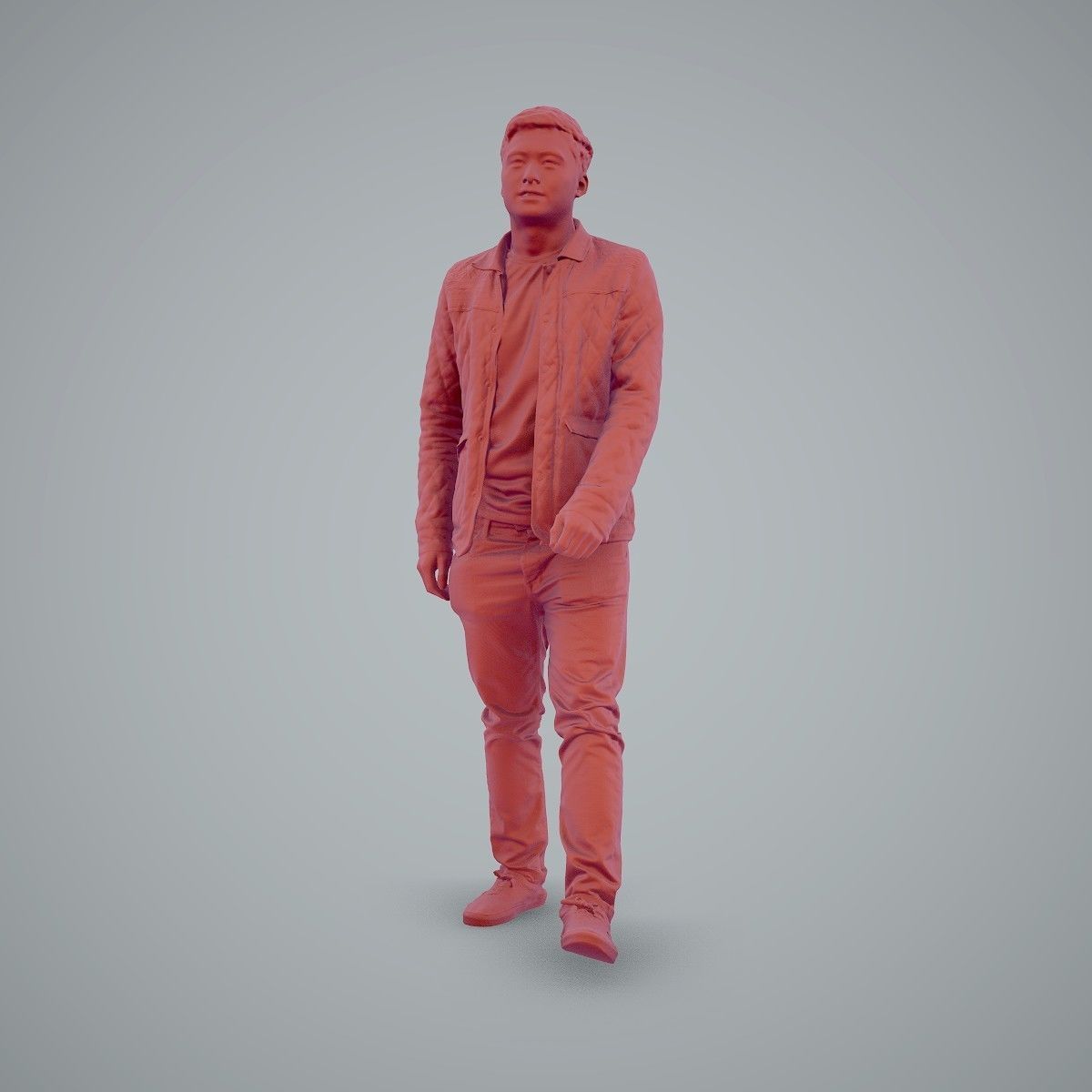 Casual Man Wearing Bomber Jacket and Jeans CMan0104-HD2-O02P01-S 3D model_74