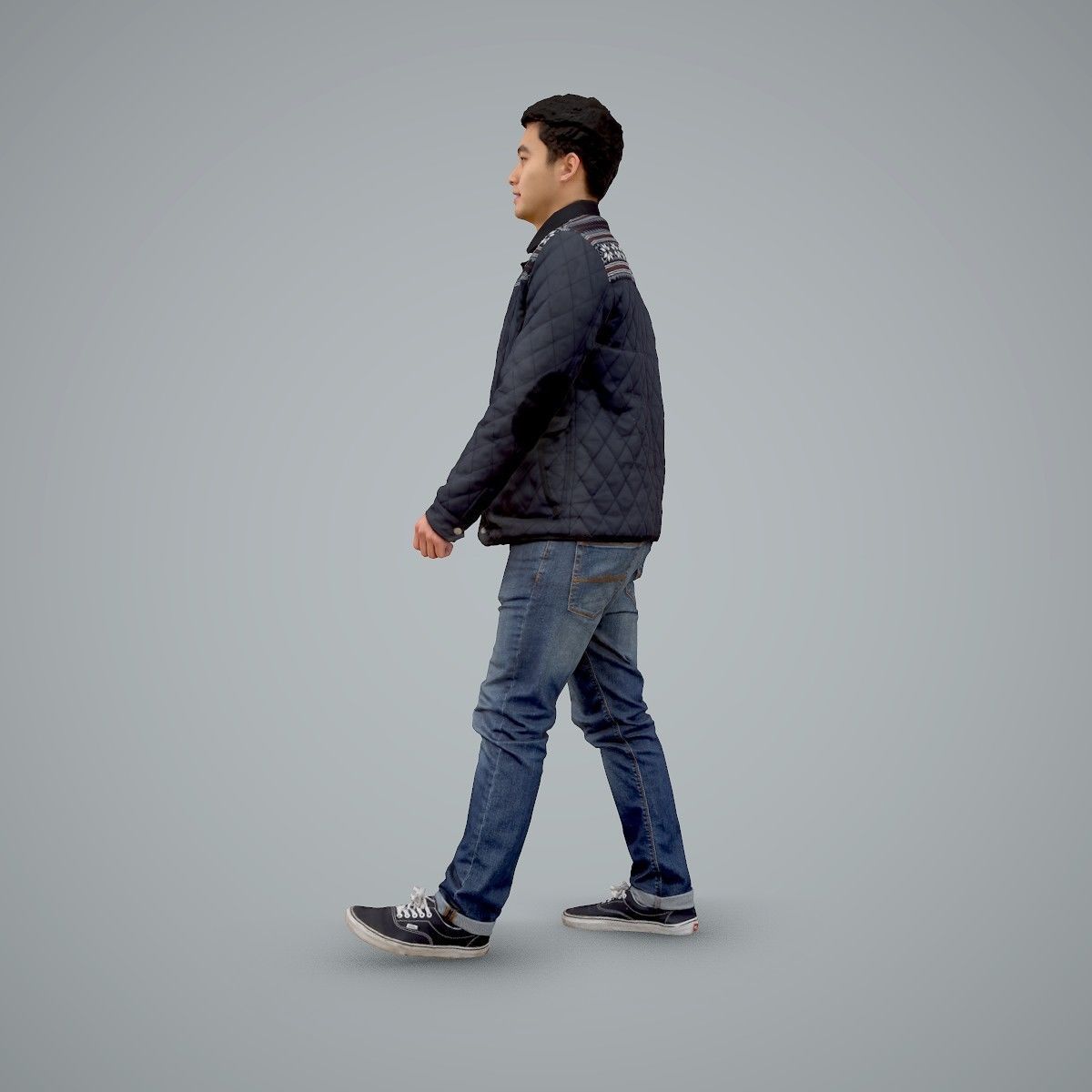 Casual Man Wearing Bomber Jacket and Jeans CMan0104-HD2-O02P01-S 3D model_39