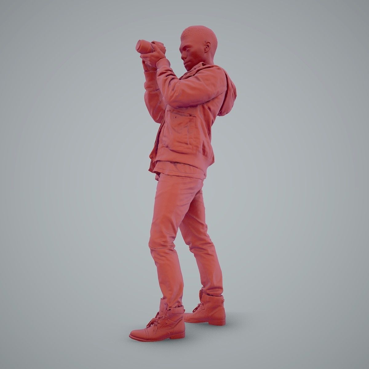 Paparazzi Man with Camera CMan0101-HD2-O02P01-S 3D model_65