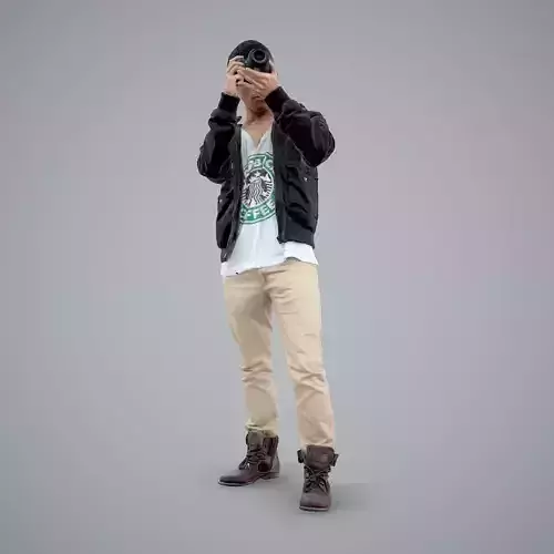 Paparazzi Man with Camera CMan0101-HD2-O02P01-S