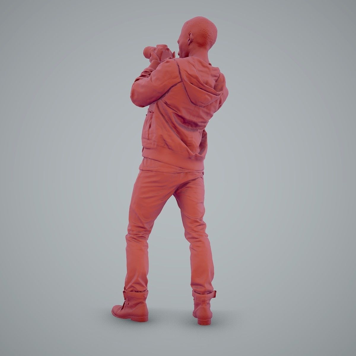 Paparazzi Man with Camera CMan0101-HD2-O02P01-S 3D model_41