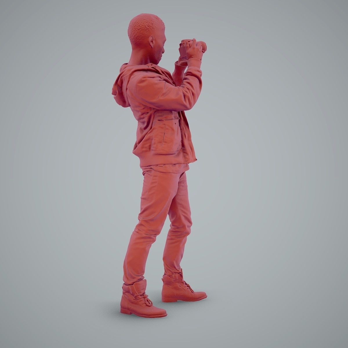 Paparazzi Man with Camera CMan0101-HD2-O02P01-S 3D model_24