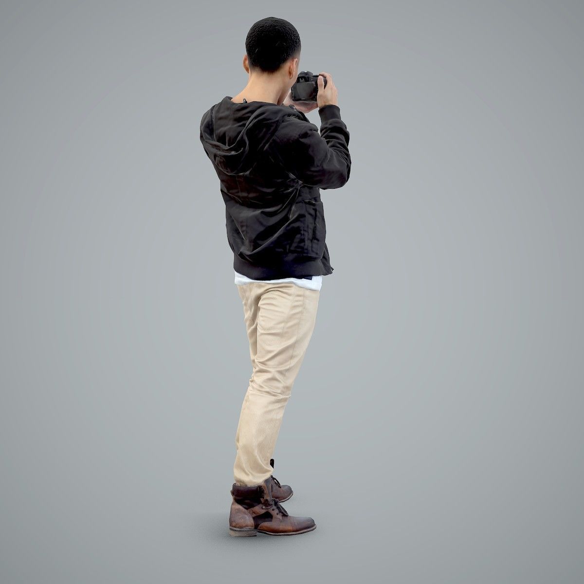 Paparazzi Man with Camera CMan0101-HD2-O02P01-S 3D model_61
