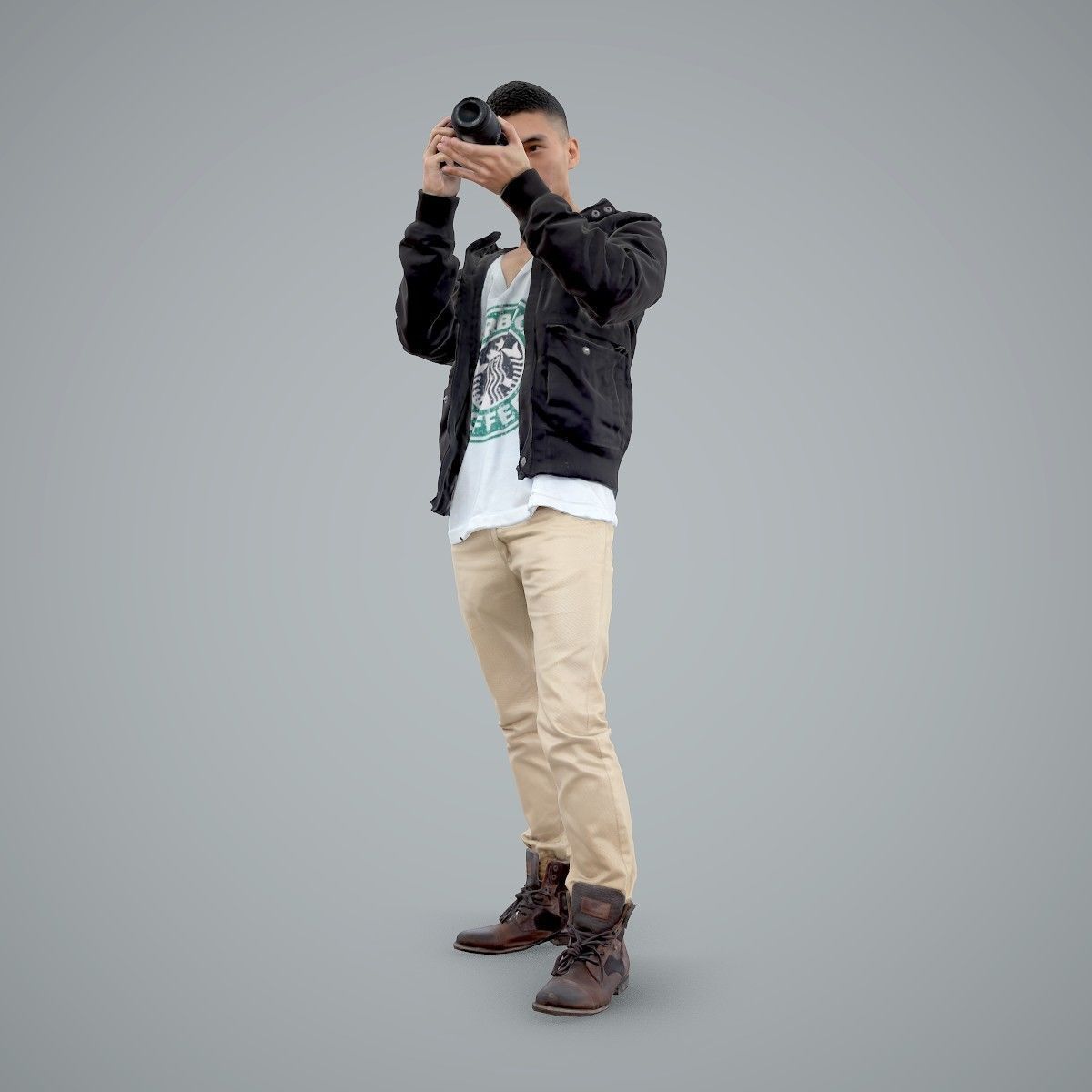 Paparazzi Man with Camera CMan0101-HD2-O02P01-S 3D model_56