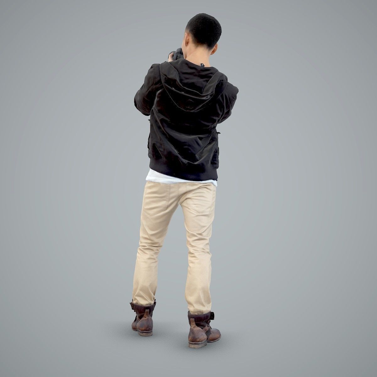 Paparazzi Man with Camera CMan0101-HD2-O02P01-S 3D model_36